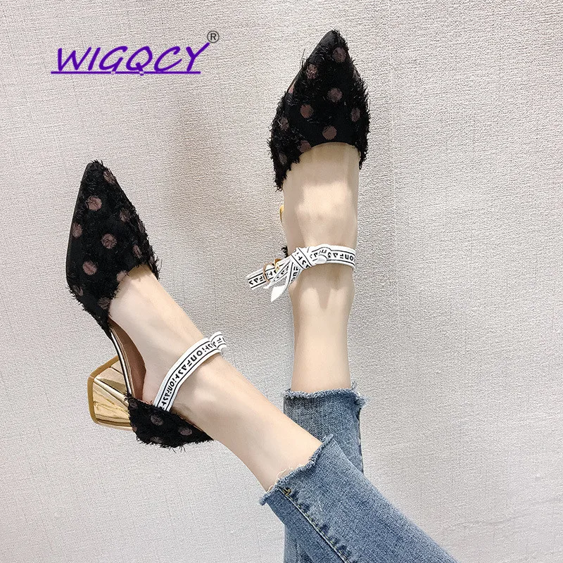 Flock High heels pumps women shoes 2019 Autumn Summer shoes women Fashion Pointed Hollow sandals women Square heel Party shoes
Flock High heels pumps women shoes 2019 Autumn Summer shoes women Fashion Pointed Hollow sandals women Square heel Party shoes