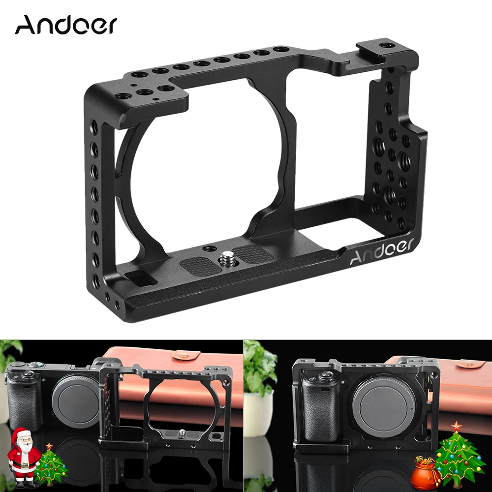 Andoer DSLR Camera Cage for Sony A6000 A6300 A6500 ILCE-6000 ILCE-6300 ILCE-6500 NEX7 - 502 Camera Cage Stabilizer 2018 New
Andoer DSLR Camera Cage for Sony A6000 A6300 A6500 ILCE-6000 ILCE-6300 ILCE-6500 NEX7 - 502 Camera Cage Stabilizer 2018 New