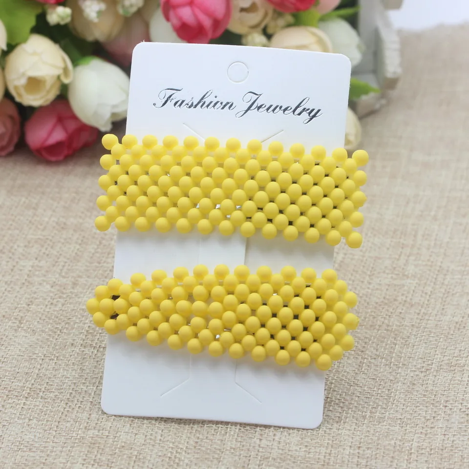 Fashion 34 Style Women Korean Pearl Imitation Beads Hair Clip Barrette Stick Hairpin Hair Styling Accessories handmade For Girls
Fashion 34 Style Women Korean Pearl Imitation Beads Hair Clip Barrette Stick Hairpin Hair Styling Accessories handmade For Girls