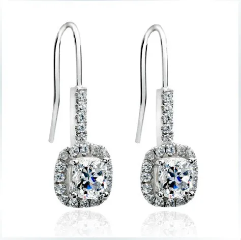 1Ct/piece Pleasant Cushion Cut NSCD lovely Diamond Stud Earrings 925 Sterling Silver Earrings Stud Vintage Jewelry
1Ct/piece Pleasant Cushion Cut NSCD lovely Diamond Stud Earrings 925 Sterling Silver Earrings Stud Vintage Jewelry