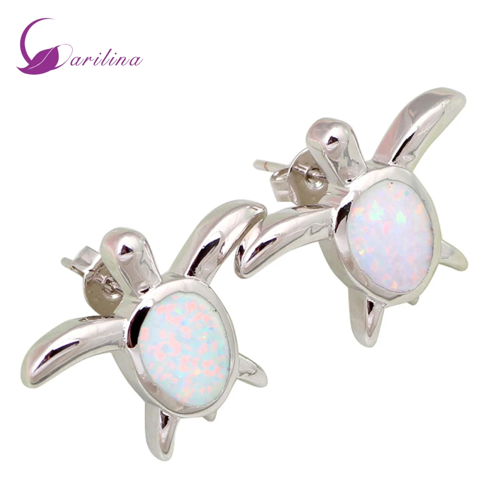 Graceful Brand designer White opal 925 Sterling Silver Jewelry earrings Cute tortoise fashion jewelry E162
Graceful Brand designer White opal 925 Sterling Silver Jewelry earrings Cute tortoise fashion jewelry E162