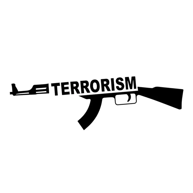 Car stying 17.8cm*5.5cm Car Styling TERRORISM Fashion Creative Shooting Vinyl Car Stickers 11 Colour Jdm
Car stying 17.8cm*5.5cm Car Styling TERRORISM Fashion Creative Shooting Vinyl Car Stickers 11 Colour Jdm