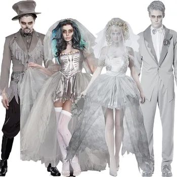 Halloween Purim Costumes for Women Zombie Corpse Bride Costume Short Love Patch Cosplay Dress for Adult
Halloween Purim Costumes for Women Zombie Corpse Bride Costume Short Love Patch Cosplay Dress for Adult