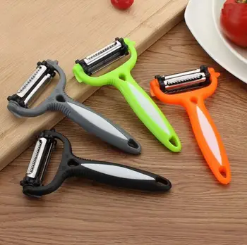 Multifunctional 360 Degree Rotary Carrot Potato Peeler Vegetable Fruit Slicer Cutter Kitchen Cookig Tools SN1434
Multifunctional 360 Degree Rotary Carrot Potato Peeler Vegetable Fruit Slicer Cutter Kitchen Cookig Tools SN1434