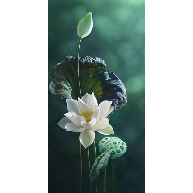 Full square diamond 5D DIY diamond embroidery lotus diamond painting Cross Stitch Rhinestone mosaic decoration
Full square diamond 5D DIY diamond embroidery lotus diamond painting Cross Stitch Rhinestone mosaic decoration