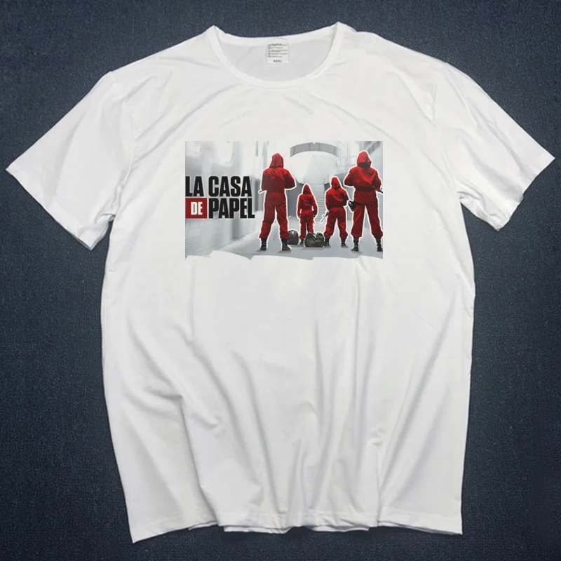 Money Heist The House of Paper Print Tshirt Animal La Casa De Papel men t-shirts Print T shirt for Men Funny dali T shirts
Money Heist The House of Paper Print Tshirt Animal La Casa De Papel men t-shirts Print T shirt for Men Funny dali T shirts