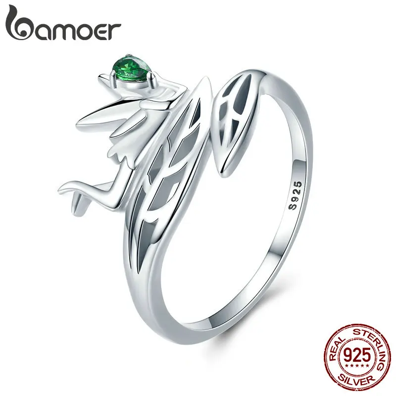 BAMOER Authentic 100% 925 Sterling Silver Magic Fairy of the Forest Finger Ring Women Wedding Engagement Silver Jewelry SCR364
BAMOER Authentic 100% 925 Sterling Silver Magic Fairy of the Forest Finger Ring Women Wedding Engagement Silver Jewelry SCR364