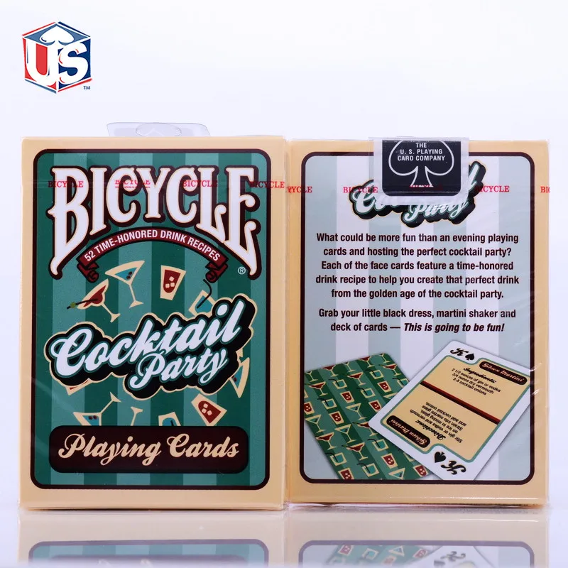 Bicycle Cocktail Party Playing Cards Drink Recipes Poker Size USPCC Limited Edition Deck Sealed Magic Cards Magic Tricks Props
Bicycle Cocktail Party Playing Cards Drink Recipes Poker Size USPCC Limited Edition Deck Sealed Magic Cards Magic Tricks Props