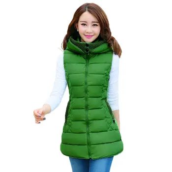 Autumn Winter Vest Women Waistcoat 2019 Female Sleeveless Jacket Hood Warm Long Vest Outwear Colete Feminino Plus Size 4XL C3743
Autumn Winter Vest Women Waistcoat 2019 Female Sleeveless Jacket Hood Warm Long Vest Outwear Colete Feminino Plus Size 4XL C3743