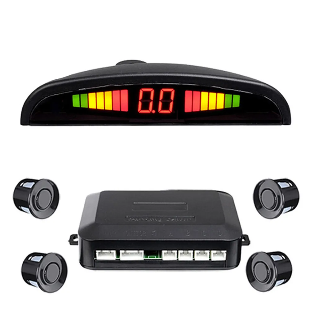 kongyide Car Auto Parktronic LED Parking Sensor with 4 Sensors Reverse Backup Car Parking Radar Monitor Detector System Display
kongyide Car Auto Parktronic LED Parking Sensor with 4 Sensors Reverse Backup Car Parking Radar Monitor Detector System Display