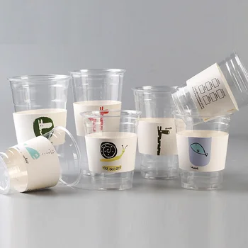 500 Pcs Disposable Cup Sleeve For Disposable Cups Cartoon White Cardboard Coffee Tea Juice Cup Sleeve Adjustable Size Customized
500 Pcs Disposable Cup Sleeve For Disposable Cups Cartoon White Cardboard Coffee Tea Juice Cup Sleeve Adjustable Size Customized