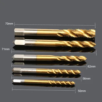 HSS 6542 M3 M4 M5 M6 M8 Spiral Pointed Taps Tapping Thread Forming Tap Drill Bits Metric Spiral Fluted Machine Screw Tap
HSS 6542 M3 M4 M5 M6 M8 Spiral Pointed Taps Tapping Thread Forming Tap Drill Bits Metric Spiral Fluted Machine Screw Tap
