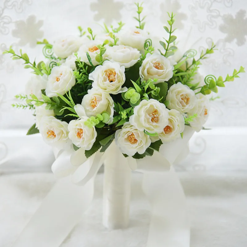 Bridal flowers Bouquet Wedding Bouquet Artificial Flowers For Bridesmaids Pink silk bridal bouquets De Mariage Bruidsboeket S4
Bridal flowers Bouquet Wedding Bouquet Artificial Flowers For Bridesmaids Pink silk bridal bouquets De Mariage Bruidsboeket S4