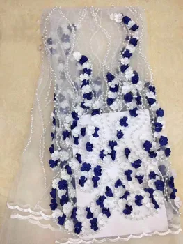 Blue White Nigerian French Lace Fabrics 2018 African Tulle Lace Fabric High Quality Beads African Lace Wedding Fabric For Dress
Blue White Nigerian French Lace Fabrics 2018 African Tulle Lace Fabric High Quality Beads African Lace Wedding Fabric For Dress