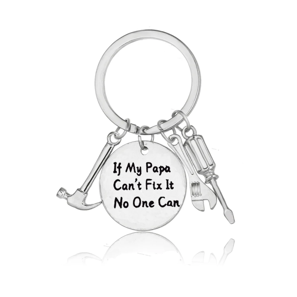If Grandad Can/'t Fix It We/'re All Screwed Funny Wooden Keyring Gift Keychain