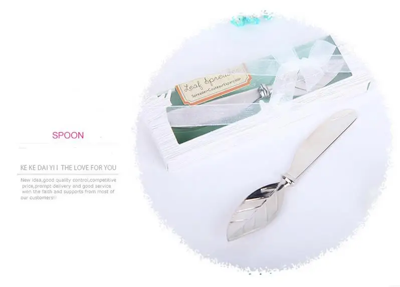 Free shipping 50pcs/lot Chrome Leaf butter knife Spreader Valentine's Day gift Christmas wedding favors lin3287
Free shipping 50pcs/lot Chrome Leaf butter knife Spreader Valentine's Day gift Christmas wedding favors lin3287