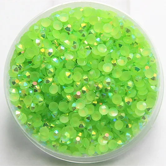 4mm SS16 2000pcs/pack Non Hot-Fix Resin Green AB Jelly stone For DIY Nail Art Mobile Phone gems stick
4mm SS16 2000pcs/pack Non Hot-Fix Resin Green AB Jelly stone For DIY Nail Art Mobile Phone gems stick