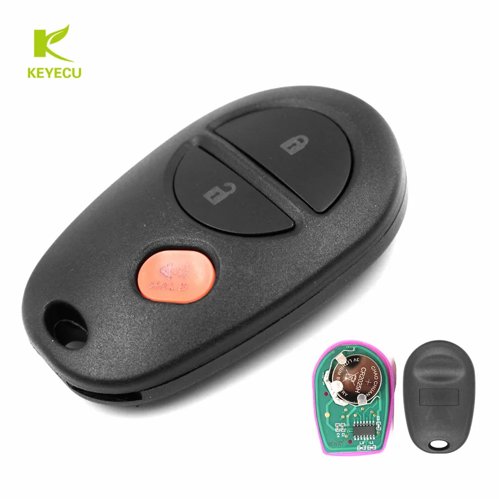 KEYECU 3 Button Remote Car Key Fob for Toyota Sienna Tacoma 2005-2011 FCC:GQ43VT20T
KEYECU 3 Button Remote Car Key Fob for Toyota Sienna Tacoma 2005-2011 FCC:GQ43VT20T