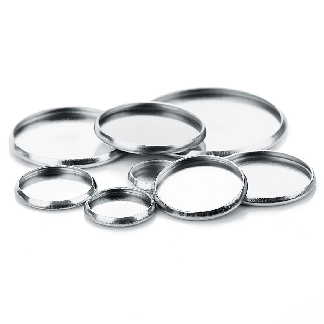 20 / bag stainless steel round time gemstone bottom bracket without hanging disc tray accessories for DIY jewelry making
20 / bag stainless steel round time gemstone bottom bracket without hanging disc tray accessories for DIY jewelry making