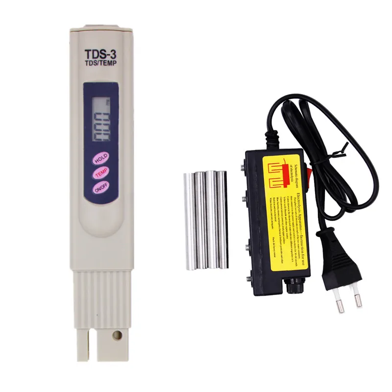 top quality 10pcs/lot water electrolyzer Pure test +TDS temperature pen type meter tester water quality test for school pool 10%
top quality 10pcs/lot water electrolyzer Pure test +TDS temperature pen type meter tester water quality test for school pool 10%