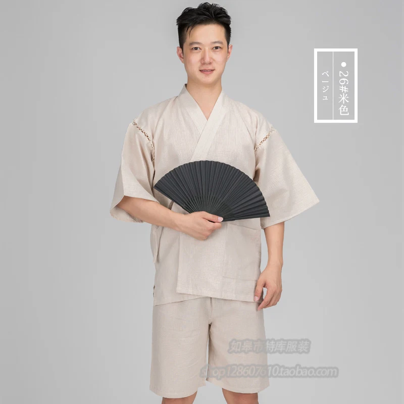 Japan style Breathable Kimono pajamas sets Traditional Man Kimono Nightgown Male Home Sleepwear Summer Bathrobe shorts A52513
Japan style Breathable Kimono pajamas sets Traditional Man Kimono Nightgown Male Home Sleepwear Summer Bathrobe shorts A52513