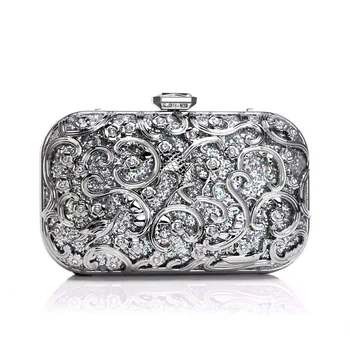 Crystal Day Clutch Evening Bags Hollow Out Rhinestones Chain Crossbody Shoulder Bag For Wedding Diamonds Lady Purse Party Bags
Crystal Day Clutch Evening Bags Hollow Out Rhinestones Chain Crossbody Shoulder Bag For Wedding Diamonds Lady Purse Party Bags