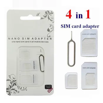 4000set Newest 4 in 1 Nano/Micro to Micro/Standard SIM Card Adapter Tray with Eject Pin Key for iphone samsung
4000set Newest 4 in 1 Nano/Micro to Micro/Standard SIM Card Adapter Tray with Eject Pin Key for iphone samsung