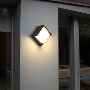 Outdoor Waterproof IP65 Led Wall Light Black Round Square Aluminum Acrylic Sconce Lamp Luminaire for Exterior Terrace Garden
Outdoor Waterproof IP65 Led Wall Light Black Round Square Aluminum Acrylic Sconce Lamp Luminaire for Exterior Terrace Garden
