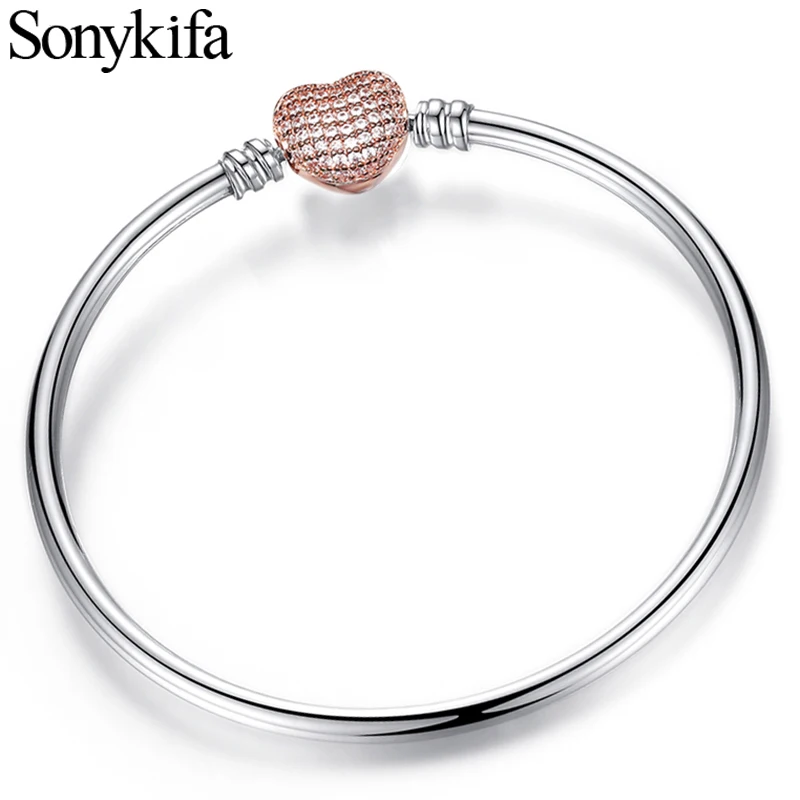 Sonykifa Authentic Silver Plated Basic Chain DIY Charm Bracelet & Bangle DIY Pandora Bracelets Bangles For Women Jewelry Gift
Sonykifa Authentic Silver Plated Basic Chain DIY Charm Bracelet & Bangle DIY Pandora Bracelets Bangles For Women Jewelry Gift