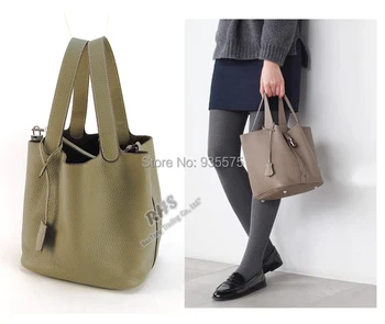 Women Genuine Leather Tote Bag Shopper Cabas Handbag Purse Shopping Hobo Basket Real Leather Designer Lunch Bucket Small size
Women Genuine Leather Tote Bag Shopper Cabas Handbag Purse Shopping Hobo Basket Real Leather Designer Lunch Bucket Small size