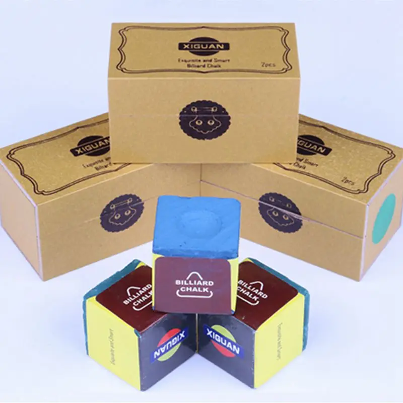 Billiard Chalks High Quality Pool Cue Stick Billiard Chalk Indoor Sport Accessories 2 pcs/box
Billiard Chalks High Quality Pool Cue Stick Billiard Chalk Indoor Sport Accessories 2 pcs/box