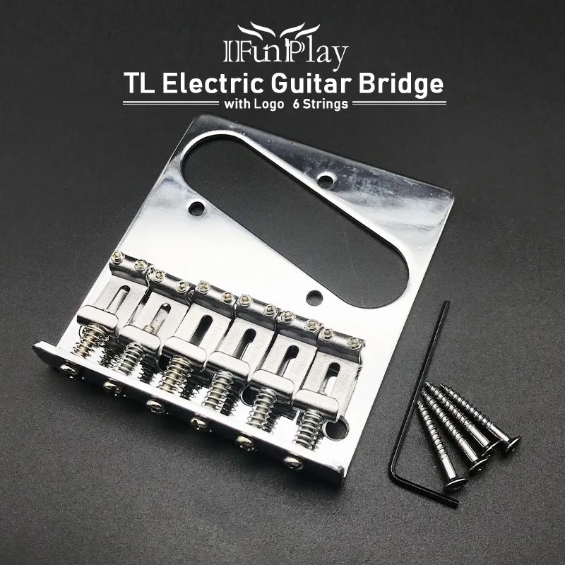 

TL Electric Guitar Bridge Chrome 6 Saddle String Bridge Pickup Set for FD TL Electric Guitar Pickup Guitarra Accessories