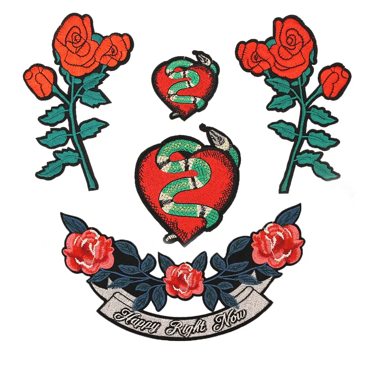 Rose Flower Embroidery Patches Sticker for Clothes Applique Embroidery Flower Patches for Clothes
Rose Flower Embroidery Patches Sticker for Clothes Applique Embroidery Flower Patches for Clothes