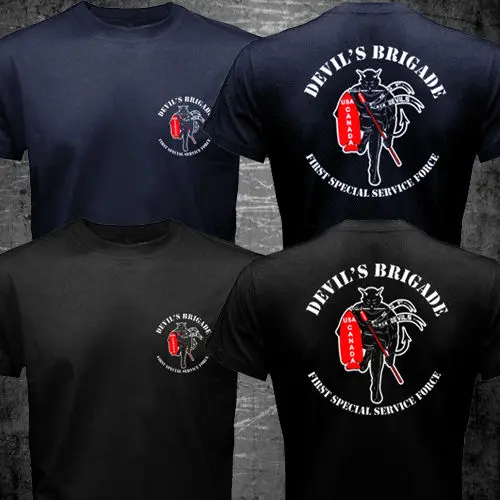 WW2 FSSF First Special Service Force T shirt men two sides USA Canada Black Devil's Brigade gift casual tee shirt USA size S-3XL
WW2 FSSF First Special Service Force T shirt men two sides USA Canada Black Devil's Brigade gift casual tee shirt USA size S-3XL
