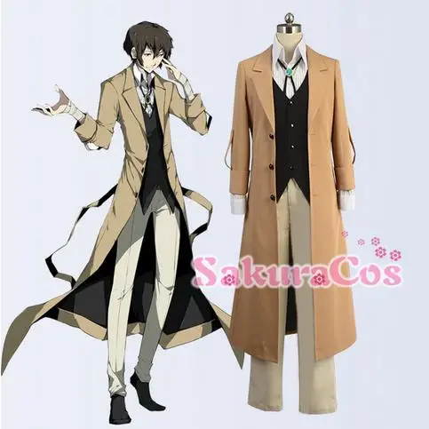 HOT Anime! Stray Dogs Dazai Osamu Cosplay Costumes Armed Detective Agency Uniform Full Set For Unisex Custom-Make Any Size
HOT Anime! Stray Dogs Dazai Osamu Cosplay Costumes Armed Detective Agency Uniform Full Set For Unisex Custom-Make Any Size