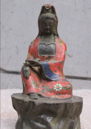 008625 9"Chinese old Bronze Cloisonne Red robe fastdom kwan yin Quan yin statue
008625 9"Chinese old Bronze Cloisonne Red robe fastdom kwan yin Quan yin statue