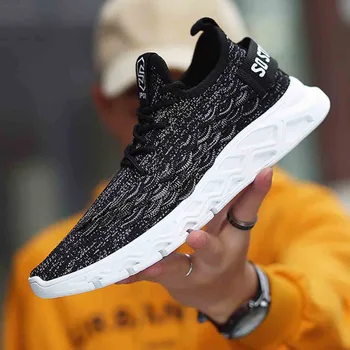 Cool Breathable and Comfortable Flyknit Spring Men'S Casual Shoes Trend Versatile Lace-up Handsome Nice Men'S Sports Shoes Male
Cool Breathable and Comfortable Flyknit Spring Men'S Casual Shoes Trend Versatile Lace-up Handsome Nice Men'S Sports Shoes Male