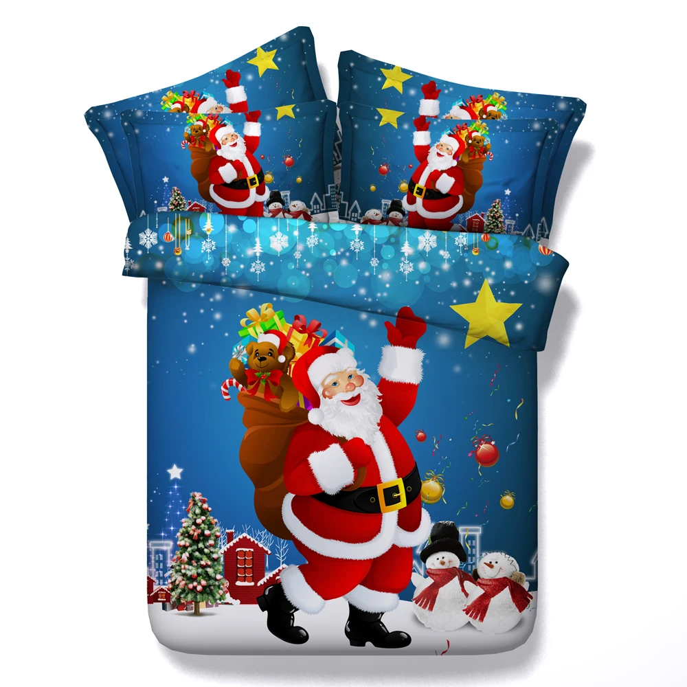 Christmas bed linens Santa Clau 3d print comforter cover snow man queen twin bedding sets 3/4pc full king sizes 500tc boys girls
Christmas bed linens Santa Clau 3d print comforter cover snow man queen twin bedding sets 3/4pc full king sizes 500tc boys girls