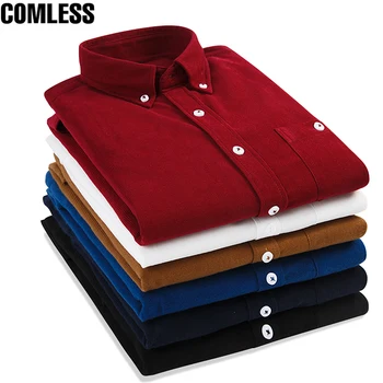 Wholesale 2018 New Fashion Men's Corduroy Long-sleeved Shirt Men Pure Color Casual Slim Fit Shirts Men's Clothing Plus Size 5XL
Wholesale 2018 New Fashion Men's Corduroy Long-sleeved Shirt Men Pure Color Casual Slim Fit Shirts Men's Clothing Plus Size 5XL