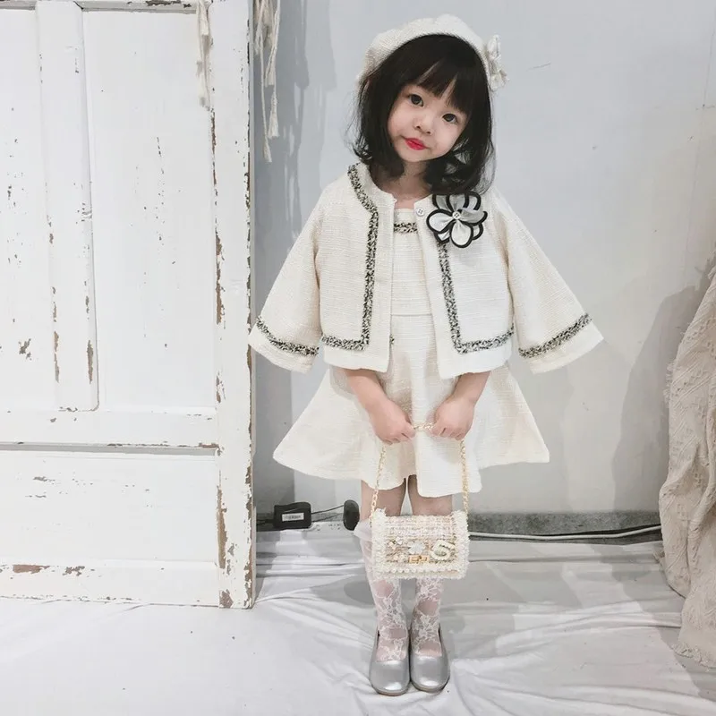 Elegant 3pcs Baby Girls Sets Long Sleeve Coat Sleeveless Dress Spring Autumn Little Girls Party Wedding Clothing 2 3 4 5 6 years
Elegant 3pcs Baby Girls Sets Long Sleeve Coat Sleeveless Dress Spring Autumn Little Girls Party Wedding Clothing 2 3 4 5 6 years