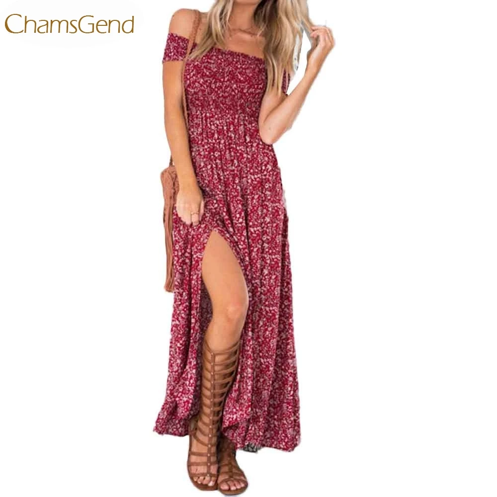 Newly Design Women Sexy Flower Off-Shoulder Long Split Beach Dress 160617 Drop Shipping
Newly Design Women Sexy Flower Off-Shoulder Long Split Beach Dress 160617 Drop Shipping