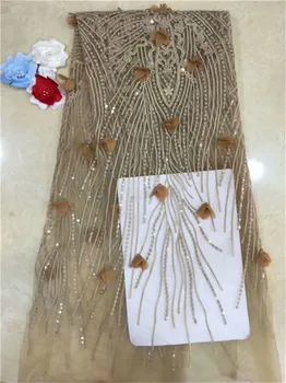 Nigerian Lace Fabrics 2019 French Lace Fabric High Quality 3D sequins Lace Union African Lace Applique Fabric For Dress white
Nigerian Lace Fabrics 2019 French Lace Fabric High Quality 3D sequins Lace Union African Lace Applique Fabric For Dress white