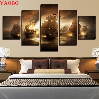 5pcs/set,Sea Battle Ships Flame Burned Diy Diamond Painting Cross Stitch 5D Square Round Diamond Embroidery Diamond Mosaic craft
5pcs/set,Sea Battle Ships Flame Burned Diy Diamond Painting Cross Stitch 5D Square Round Diamond Embroidery Diamond Mosaic craft