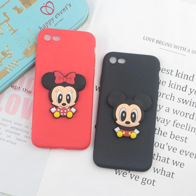 

Cute Cartoon Minnie Mickey Case for Huawei P30 Pro P20 P9 Lite mini P10 Selfie P8 Lite 2017 P Smart Plus 2019 Cases Phone Cover