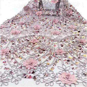 Nigerian lace fabric pink 2019 high quality lace sequins 3d flower African lace fabric beads embroidery French lace fabric
Nigerian lace fabric pink 2019 high quality lace sequins 3d flower African lace fabric beads embroidery French lace fabric