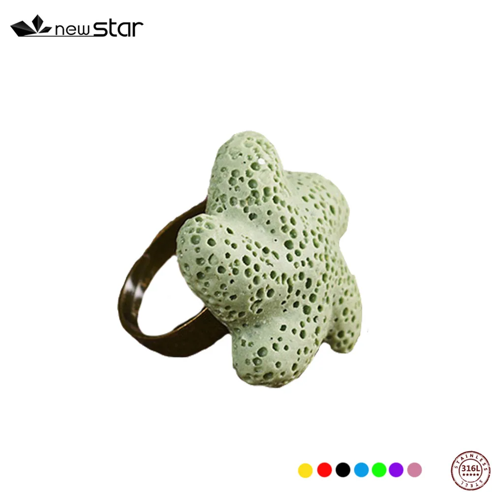 Volcanic Stone colorful starfish lava Ring Adjust trendy Finger Ring perfume charm for Women Ethnic Jewelry Gift
Volcanic Stone colorful starfish lava Ring Adjust trendy Finger Ring perfume charm for Women Ethnic Jewelry Gift