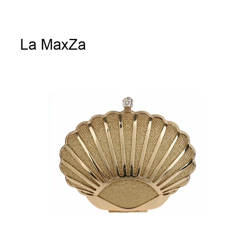 La Maxza Shell Metal Party Fashion Women Small Handbag Lady Shoulder Bags Clutch bag Party Bag Ladies Clutch Bag
La Maxza Shell Metal Party Fashion Women Small Handbag Lady Shoulder Bags Clutch bag Party Bag Ladies Clutch Bag