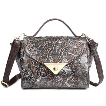 Women Genuine Embossed Leather Messenger Bag Vintage famous brand Casual Shoulder Bag Retro Cowhide Tote Purse Handbag
Women Genuine Embossed Leather Messenger Bag Vintage famous brand Casual Shoulder Bag Retro Cowhide Tote Purse Handbag