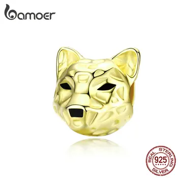 bamoer Gold Color 3D Leopard Beads for Women Original Silver Snake Bracelet Silver 925 Animal Charm for Jewelry Making SCC1252
bamoer Gold Color 3D Leopard Beads for Women Original Silver Snake Bracelet Silver 925 Animal Charm for Jewelry Making SCC1252