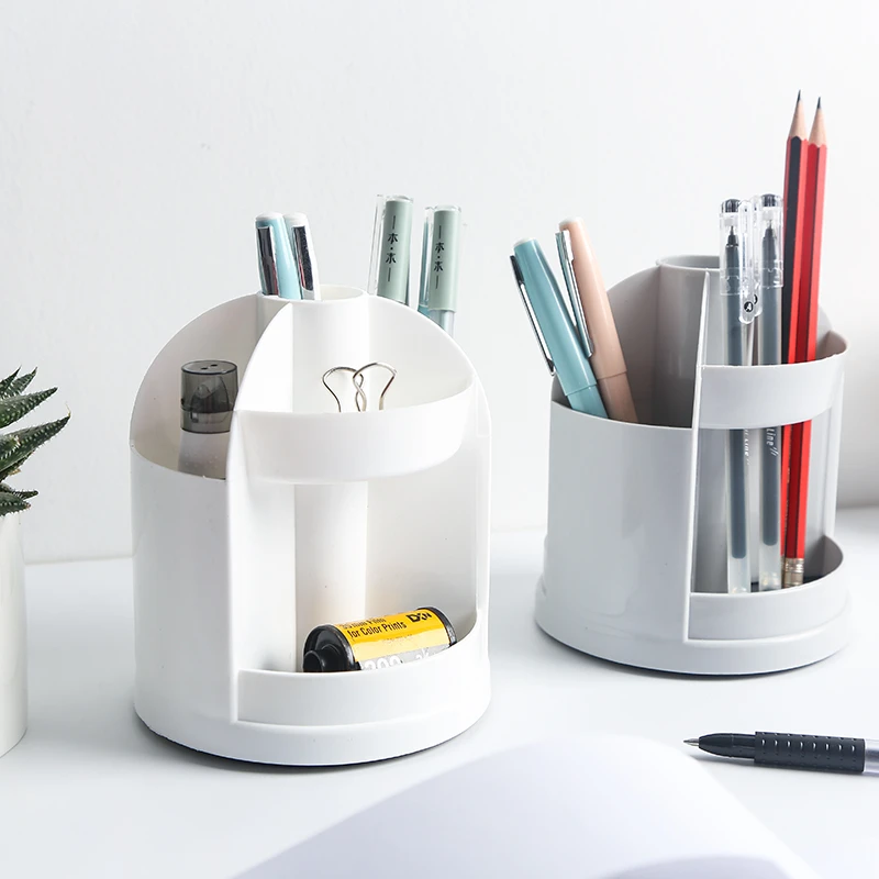 Multi-function Desktop Rotating Makeup Brush Storage Pen Holder Office Creative Mini Rotatable Plastic Stationery Storage Box
Multi-function Desktop Rotating Makeup Brush Storage Pen Holder Office Creative Mini Rotatable Plastic Stationery Storage Box